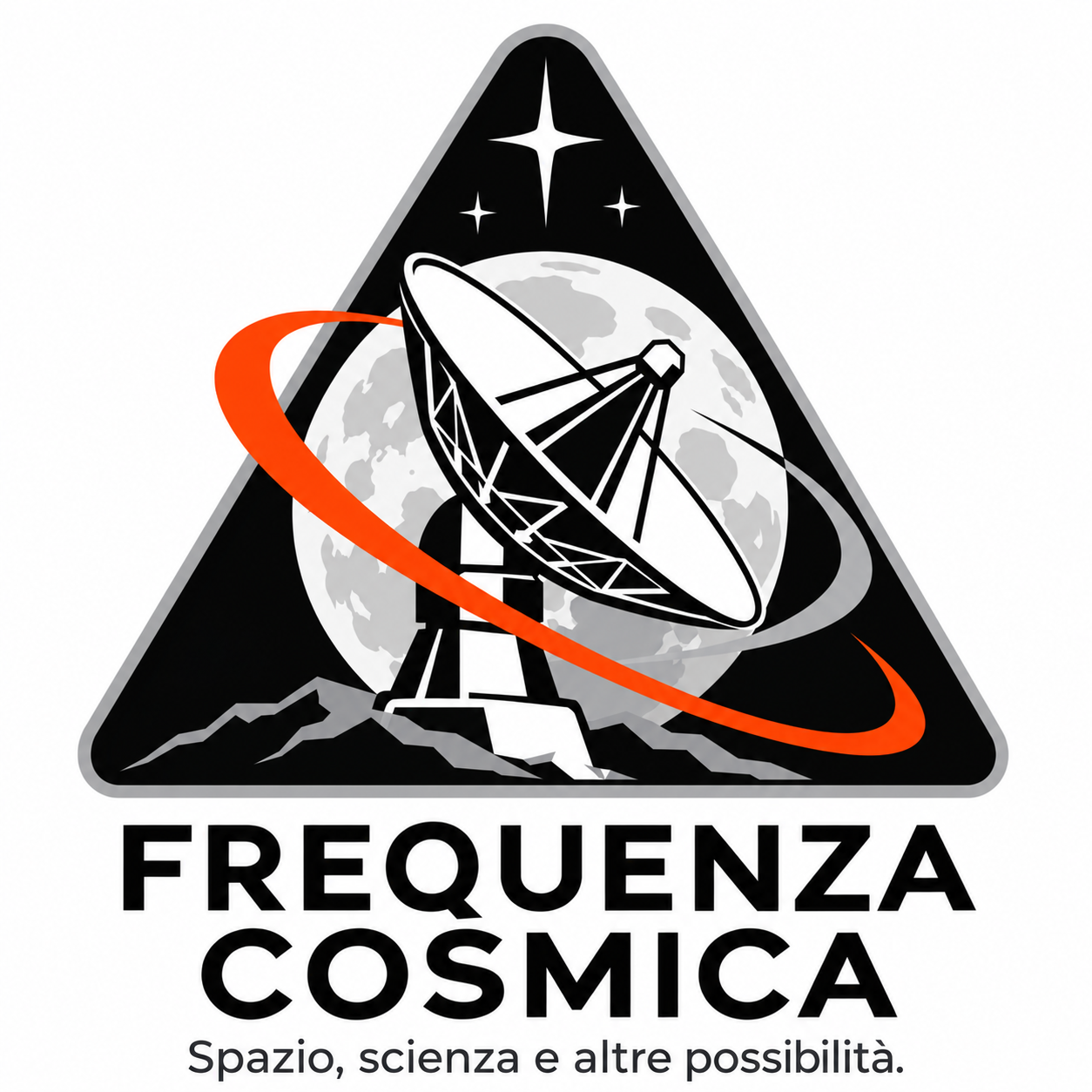 Logo Frequenza Cosmica con sottotitolo